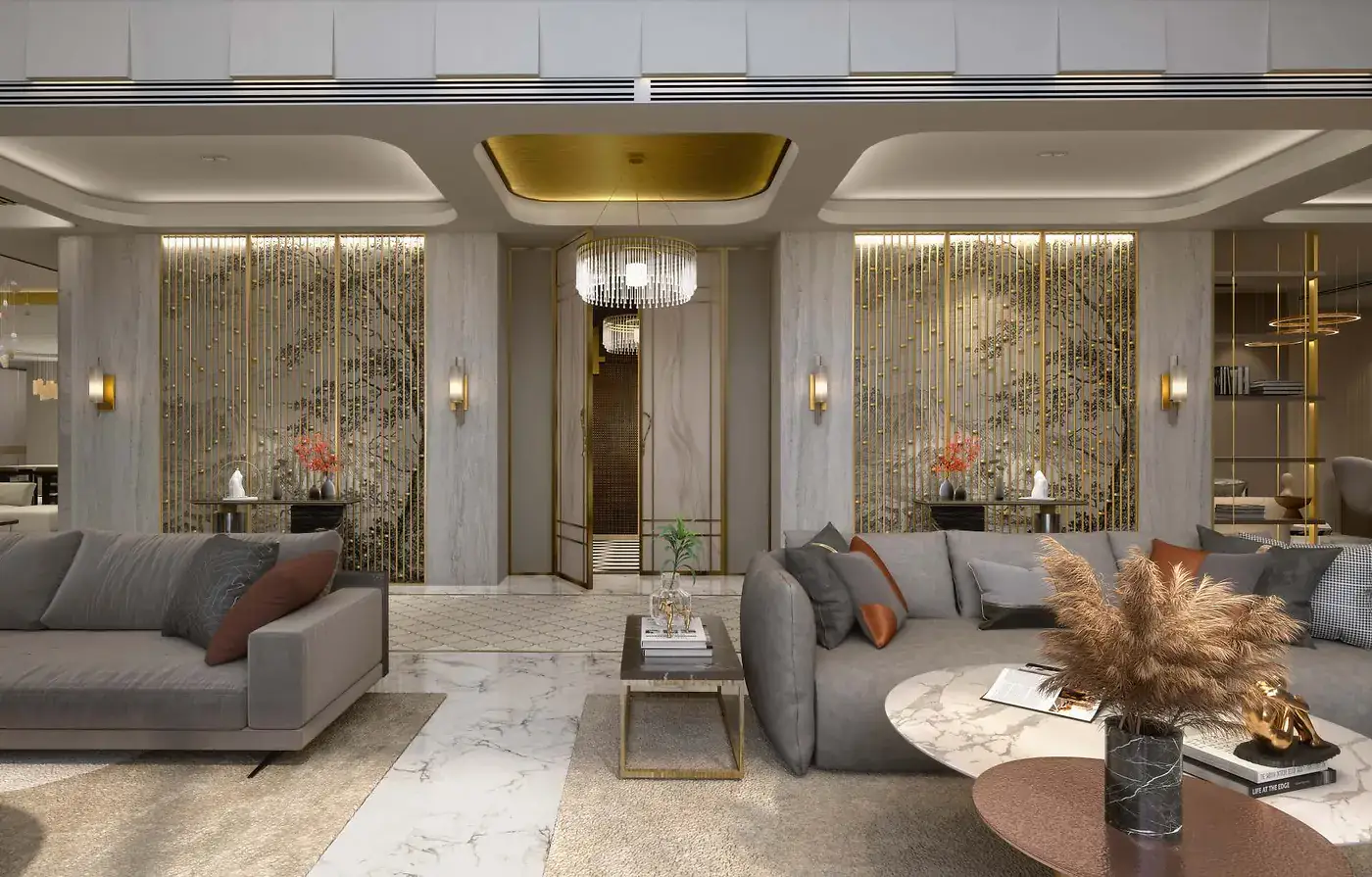 Artist's impression of a Megaleio bedroom